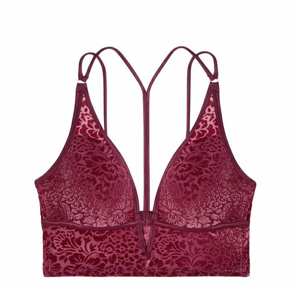 PINK Velvet Bralette